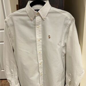 Polo by Ralph Lauren White Tailored Button Down Shirt